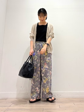 「ママコーディネート」｜amiさん（レディース・160cm）の春コーディネート