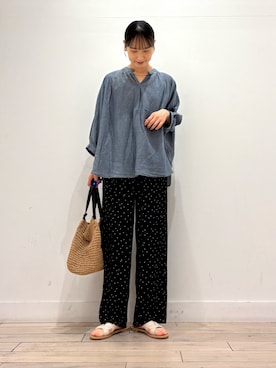 「URBAN RESEARCH DOORS（アーバンリサーチドアーズ）のアイテム（ネックレス）」を使った、amiさん（レディース・160cm）の夏コーディネート
