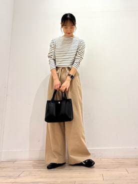 「RODE SKO（ロデスコ）のアイテム」を使った、amiさん（レディース・160cm）の秋コーディネート