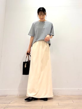 「ストレート×イエベ春」｜「アイテム（アクセサリー）」を使った、amiさん（レディース・160cm）の夏コーディネート