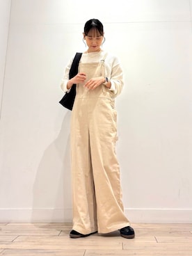 「URBAN RESEARCH DOORS（アーバンリサーチドアーズ）のクッショントート（トートバッグ）」を使った、amiさん（レディース・160cm）の冬コーディネート