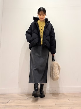 「アイテム（バッグ）」を使った、amiさん（レディース・160cm・30代）の冬コーディネート