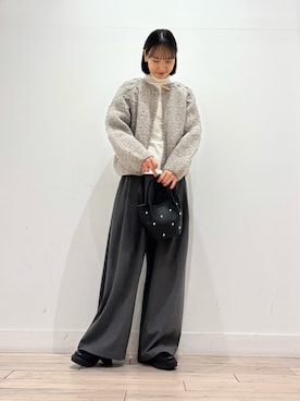 「FORK&SPOON」｜「アイテム（シューズ）」を使った、amiさん（レディース・160cm）の秋コーディネート