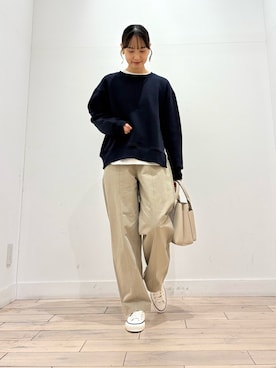 「URBAN RESEARCH DOORS(アーバンリサーチドアーズ)のアイテム(スニーカー)」を使った、amiさん(レディース・160cm)の冬コーディネート