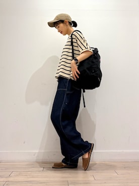 「かぐれ（カグレ）のアイテム」を使った、amiさん（レディース・160cm）の夏コーディネート
