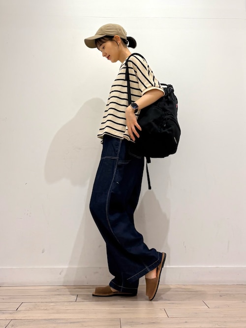 かぐれ ジーンズ デニム デニムパンツ コットンリネンデニムペインター