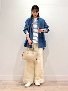 「FORK&SPOON」｜「アイテム（バレエシューズ）」を使った、amiさん（レディース・160cm）の冬コーディネート