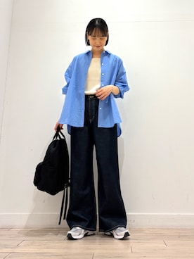 「ママコーディネート」｜amiさん（レディース・160cm）の春コーディネート