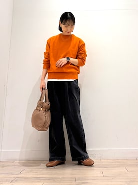 「アイテム（パンプス）」を使った、amiさん（レディース・160cm）の秋コーディネート