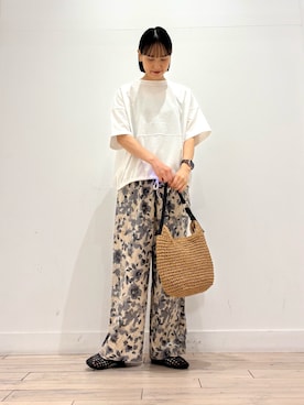 「ママコーディネート」｜amiさん（レディース・160cm）の春コーディネート