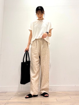 「ストレート×イエベ春」｜「アイテム（アクセサリー）」を使った、amiさん（レディース・160cm）の夏コーディネート