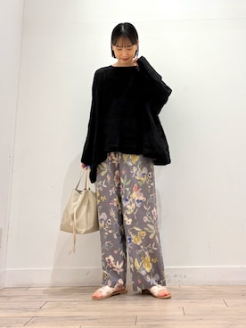 「ママコーディネート」｜amiさん（レディース・160cm）の春コーディネート