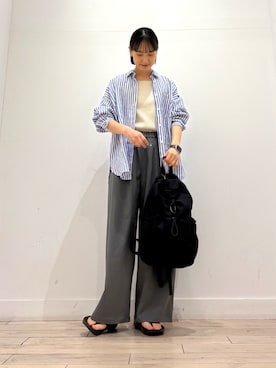 「EKAL（エカル）のアイテム」を使った、amiさん（レディース・160cm）の春コーディネート