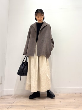 「アイテム（その他アウター）」を使った、amiさん（レディース・160cm・30代）の秋コーディネート