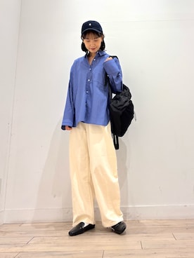 「アイテム（キャップ）」を使った、amiさん（レディース・160cm・30代）の秋コーディネート