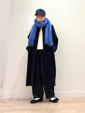 「アイテム（バレエシューズ）」を使った、amiさん（レディース・160cm）の秋コーディネート