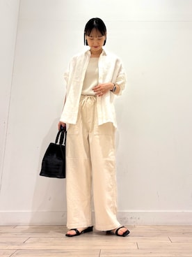 「ママコーディネート」｜amiさん（レディース・160cm）の春コーディネート