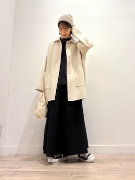 「アイテム（その他アウター）」を使った、amiさん（レディース・160cm・30代）の秋コーディネート