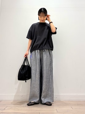 「ママコーディネート」｜amiさん（レディース・160cm）の春コーディネート