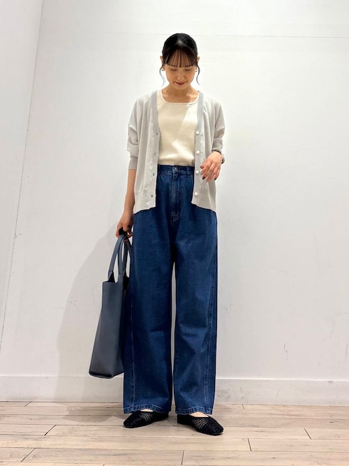 センターステッチVカットトートバッグ