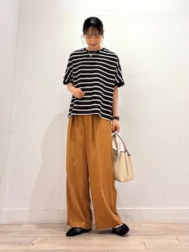 「SMELLY（スメリー）のアイテム」を使った、amiさん（レディース・160cm）の夏コーディネート
