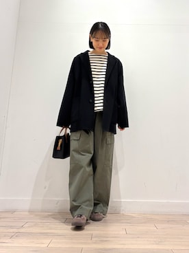 「アイテム（その他アウター）」を使った、amiさん（レディース・160cm・30代）の秋コーディネート