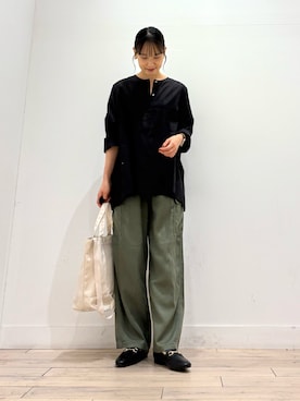 「アイテム（イヤリング）」を使った、amiさん（レディース・160cm・30代）の夏コーディネート