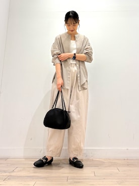 「アイテム（タンクトップ）」を使った、amiさん（レディース・160cm・30代）の夏コーディネート