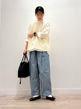 「かぐれ（カグレ）のアイテム」を使った、amiさん（レディース・160cm）の春コーディネート