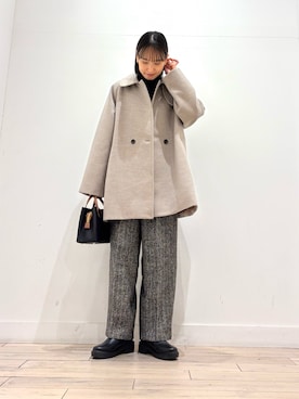 「アイテム（その他アウター）」を使った、amiさん（レディース・160cm）の秋コーディネート