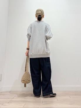 「URBAN RESEARCH DOORS（アーバンリサーチドアーズ）のGYMPHLEX　6PANEL CAP（キャップ）」を使った、amiさん（レディース・160cm）の秋コーディネート
