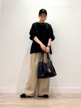 「アーバンリサーチドアーズ」｜「アイテム（アクセサリー）」を使った、amiさん（レディース・160cm）の秋コーディネート