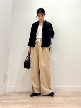 「アイテム（タンクトップ）」を使った、amiさん（レディース・160cm・30代）の秋コーディネート