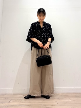 「RODE SKO（ロデスコ）のアイテム」を使った、amiさん（レディース・160cm）の夏コーディネート