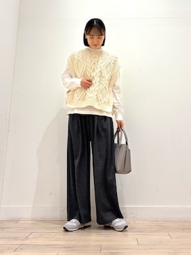 「アーバンリサーチドアーズ」｜amiさん（レディース・160cm）の冬コーディネート