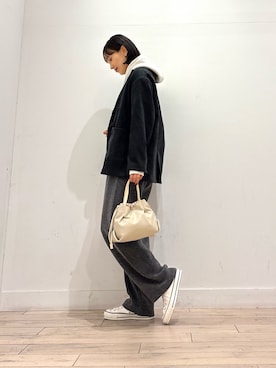 「アイテム（その他アウター）」を使った、amiさん（レディース・160cm・30代）の秋コーディネート