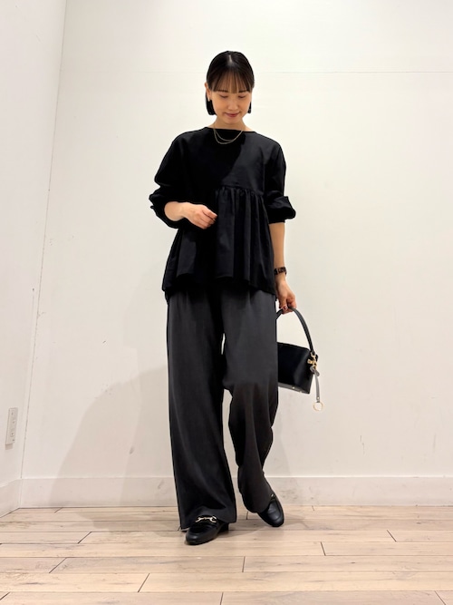 新品　コットンツイル2WAYギャザーブラウス URBAN RESEARCH DOORS ブラウス シャツ コットンツイル2WAY