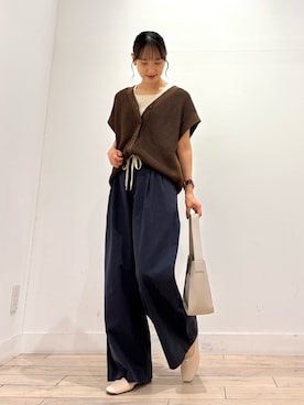 「アイテム（ネックレス）」を使った、amiさん（レディース・160cm・30代）の夏コーディネート