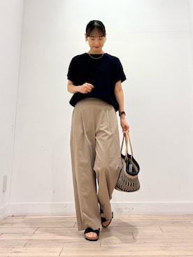 「URBAN RESEARCH DOORS（アーバンリサーチドアーズ）のアイテム（ネックレス）」を使った、amiさん（レディース・160cm）の夏コーディネート