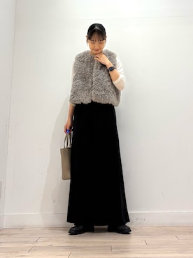 「RODE SKO（ロデスコ）のアイテム」を使った、amiさん（レディース・160cm）の秋コーディネート