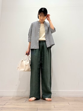 「ママコーディネート」｜amiさん（レディース・160cm）の春コーディネート