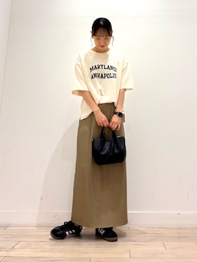 「アイテム（ショルダーバッグ）」を使った、amiさん（レディース・160cm・30代）の夏コーディネート