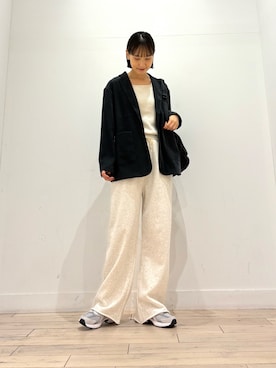 「アイテム（その他アウター）」を使った、amiさん（レディース・160cm）の秋コーディネート
