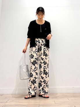 「ストレート×イエベ春」｜「アイテム（アクセサリー）」を使った、amiさん（レディース・160cm）の夏コーディネート
