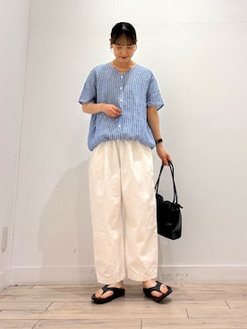 「URBAN RESEARCH DOORS（アーバンリサーチドアーズ）のアイテム（ネックレス）」を使った、amiさん（レディース・160cm）の夏コーディネート