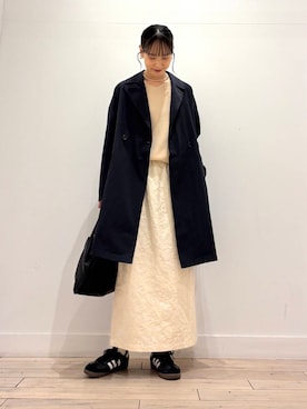 「ストレート×イエベ春」｜「アイテム（その他アウター）」を使った、amiさん（レディース・160cm）の春コーディネート