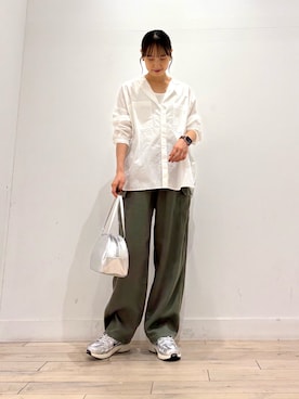 「カーゴパンツ」｜amiさん（レディース・160cm・30代）の秋コーディネート