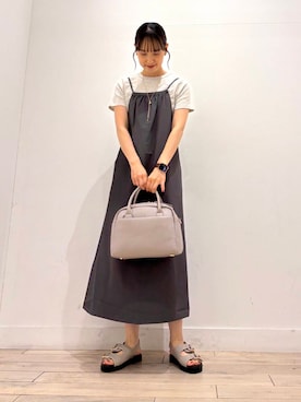 「PETIT BATEAU（プチバトー）のアイテム」を使った、amiさん（レディース・160cm）の夏コーディネート
