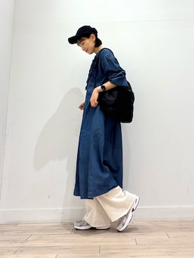 「アイテム（バックパック/リュック）」を使った、amiさん（レディース・160cm）の秋コーディネート
