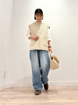 「アイテム（その他アウター）」を使った、amiさん（レディース・160cm・30代）の秋コーディネート